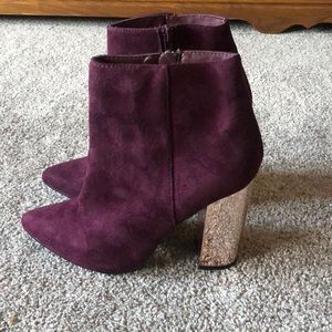 Maroon Booties